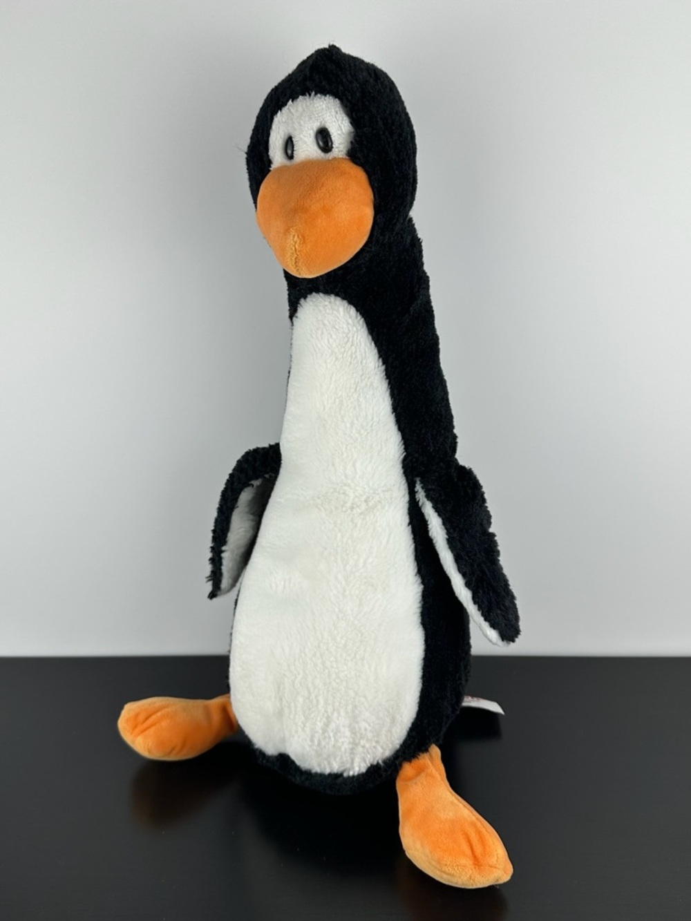 Gund Rare Longfellow Penguin 15” Large Black White Orange Plush Stuffed Animal